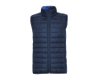 Men’s feather-touch insulated polyester vest, 290 g/m², Roly colour navy-blue