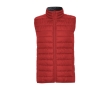 Men’s feather-touch insulated polyester vest, 290 g/m², Roly colour red