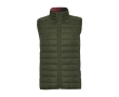 Men’s feather-touch insulated polyester vest, 290 g/m², Roly colour military green