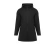 Women’s waterproof polyester raincoat, 210 g/m², Roly colour black