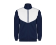Unisex two-tone polyester tracksuit, matching, 225 g/m2, Roly  colour white