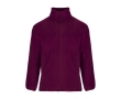 Men’s high-neck polyester fleece jacket, 300 g/m², Roly colour burgundy