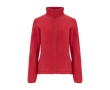 Women’s 100% polyester fleece jacket, 300 g/m², Roly colour red