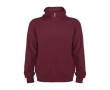 Unisex cotton and polyester hoodie, 280 g/m², Roly colour burgundy