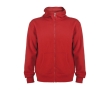 Unisex cotton and polyester hoodie, 280 g/m², Roly colour red