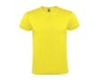 Unisex 100% cotton short-sleeve t-shirt, 150 g/m², Roly Atomic colour yellow