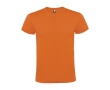 Unisex 100% cotton short-sleeve t-shirt, 150 g/m², Roly Atomic colour orange