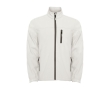 Promotional men’s polyester softshell jacket, 300 g/m², Roly colour off white