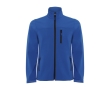 Promotional men’s polyester softshell jacket, 300 g/m², Roly colour royal blue