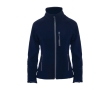 Women’s polyester and elastane softshell jacket, 300 g/m², Roly colour navy-blue