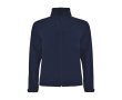 Unisex three-layer polyester softshell jacket, 300 g/m², Roly colour navy-blue