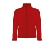Unisex three-layer polyester softshell jacket, 300 g/m², Roly colour red