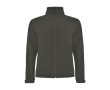 Unisex three-layer polyester softshell jacket, 300 g/m², Roly colour military green