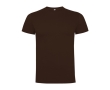 Men's cotton short-sleeved t-shirt, 165 g/m², Roly colour dark brown
