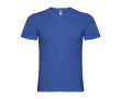 Men's V-neck cotton short-sleeved t-shirt, 155 g/m², Roly colour royal blue