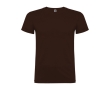Men’s 100% cotton jersey t-shirt, 155 g/m², Roly Beagle colour dark brown