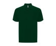 Unisex cotton and polyester piqué polo with pocket, 190 g/m², Roly colour bottle green
