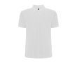 Men's cotton and polyester piqué polo shirt, 190 g/m², Roly colour white