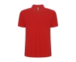 Men's cotton and polyester piqué polo shirt, 190 g/m², Roly colour red