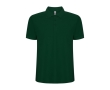 Men's cotton and polyester piqué polo shirt, 190 g/m², Roly colour bottle green