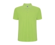 Men's cotton and polyester piqué polo shirt, 190 g/m², Roly colour lime