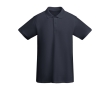 Men’s 100% organic cotton piqué-knit polo shirt, 210 g/m², Roly colour navy-blue
