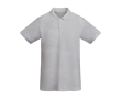 Men’s 100% organic cotton piqué-knit polo shirt, 210 g/m², Roly colour heather light grey