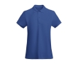 Women’s 100% organic cotton piqué-knit polo shirt, 210 g/m², Roly colour royal blue