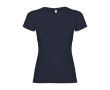 Women’s 100% cotton jersey t-shirt, 155 g/m², Roly colour navy-blue