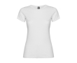 Women’s 100% cotton jersey t-shirt, 155 g/m², Roly colour white