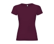 Women’s 100% cotton jersey t-shirt, 155 g/m², Roly colour burgundy