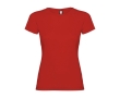 Women’s 100% cotton jersey t-shirt, 155 g/m², Roly colour red