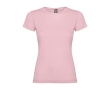 Women’s 100% cotton jersey t-shirt, 155 g/m², Roly colour light pink
