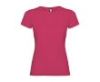 Women’s 100% cotton jersey t-shirt, 155 g/m², Roly colour fuchsia