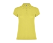 Women’s piqué-knit 100% cotton polo shirt, 200 g/m², Roly colour yellow