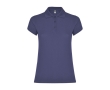 Women’s piqué-knit 100% cotton polo shirt, 200 g/m², Roly colour denim blue