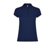 Women’s piqué-knit 100% cotton polo shirt, 200 g/m², Roly colour navy-blue