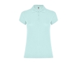 Women’s piqué-knit 100% cotton polo shirt, 200 g/m², Roly colour mint green