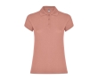Women’s piqué-knit 100% cotton polo shirt, 200 g/m², Roly colour salmon