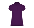 Women’s piqué-knit 100% cotton polo shirt, 200 g/m², Roly colour purple