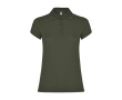 Women’s piqué-knit 100% cotton polo shirt, 200 g/m², Roly colour dark green