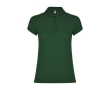 Women’s piqué-knit 100% cotton polo shirt, 200 g/m², Roly colour bottle green