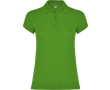 Women’s piqué-knit 100% cotton polo shirt, 200 g/m², Roly colour grass green
