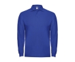 Men’s 100% cotton piqué polo shirt, 220 g/m², Roly colour royal blue