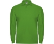 Men’s 100% cotton piqué polo shirt, 220 g/m², Roly colour grass green