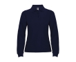 Women’s 100% cotton piqué polo shirt, 220 g/m², Roly colour navy-blue