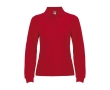 Women’s 100% cotton piqué polo shirt, 220 g/m², Roly colour red