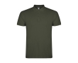 Men’s short-sleeve piqué-knit cotton polo shirt, 200 g/m², Roly colour dark green