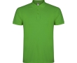 Men’s short-sleeve piqué-knit cotton polo shirt, 200 g/m², Roly colour grass green
