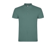 Men’s short-sleeve piqué-knit cotton polo shirt, 200 g/m², Roly  colour military green